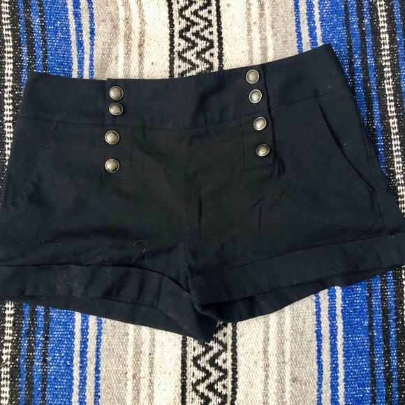 High Waisted Sailor Shorts Forever 21 